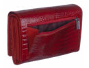 Lorenti 76112-rs piros lakkbőr pénztárca hátsó zsebe