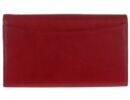 Valentini 306-231 piros bőr pénztárca háta