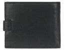 Valentini 306-298 fekete puha bőr pénztárca háta