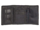 Adidas gn2037 fekete textil pénztárca kihajtva