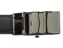Kép 2/4 - Ramsey 360 fekete 3,5x120 cm racsnis öv csatjának belső fele