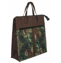 Fakéreg mintás barna bevásárló táska