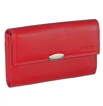 Lascala dg89b piros bőr pénztárca