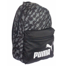Puma 079948 01 szürke mintás fekete hátizsák