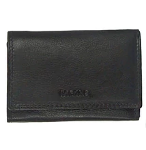 Farkas 8662 fekete bőr kulcstartó