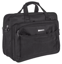 Ormi 99006 bővíthető fekete laptoptartós táska