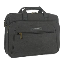 Aoking 27055 grafit szürke vászon laptoptartós táska