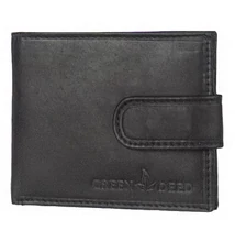Green deed agd30809t fekete bőr pénztárca, kártyatartó