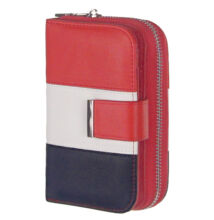 Xtd c375 piros-fehér-kék pénztárca