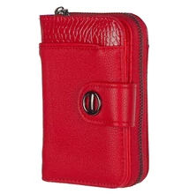 xtd c402 piros múbőr női pénztárca