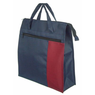 Kék-bordó bevásárló táska