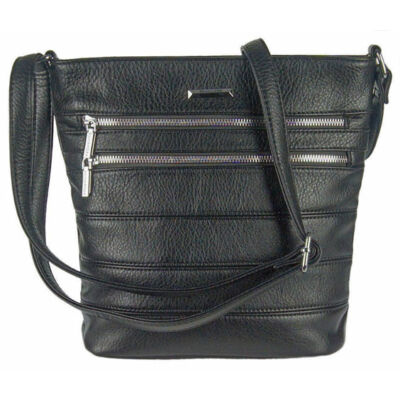 Silviarosa 5812 fekete műbőr női táska