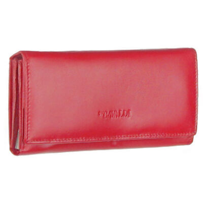 Cavaldi rd-12 piros női bőr pénztárca