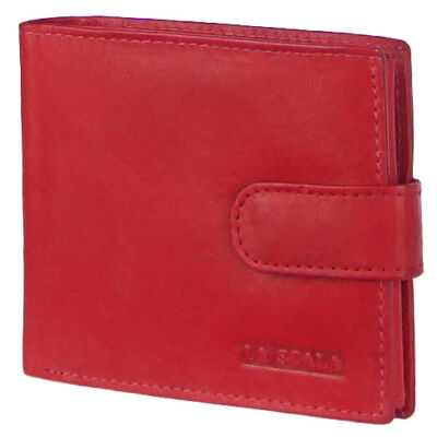La scala adc11 piros bőr pénztárca