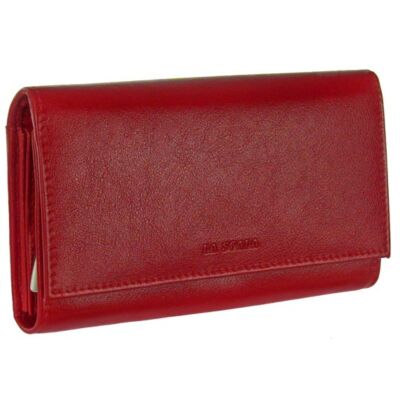 La Scala dco064 piros bőr pénztárca