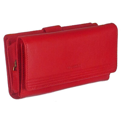 La Scala tgn452 piros női bőr pénztárca