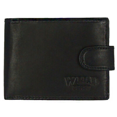 WildBeast swb102/t fekete bőr pénztárca