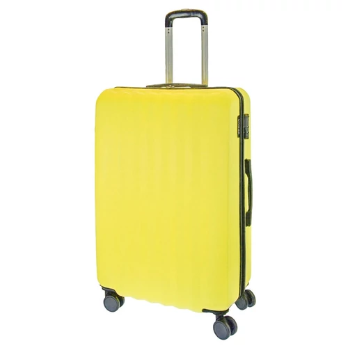 Vanko L-09 citromsárga bőrönd 28&quot;