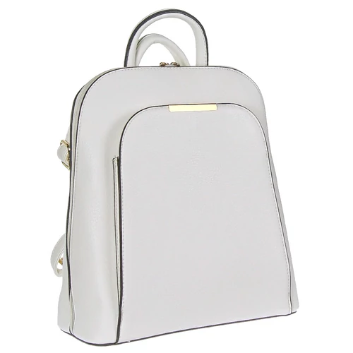 Erick Style 15629 2 in 1 fehér műbőr hátizsák