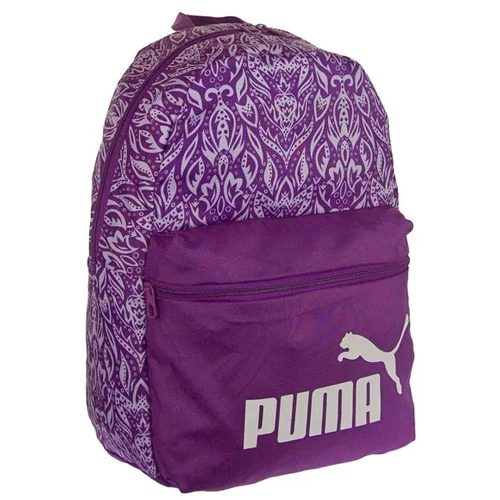 Puma 079948 2 zsebes mintás lila hátizsák