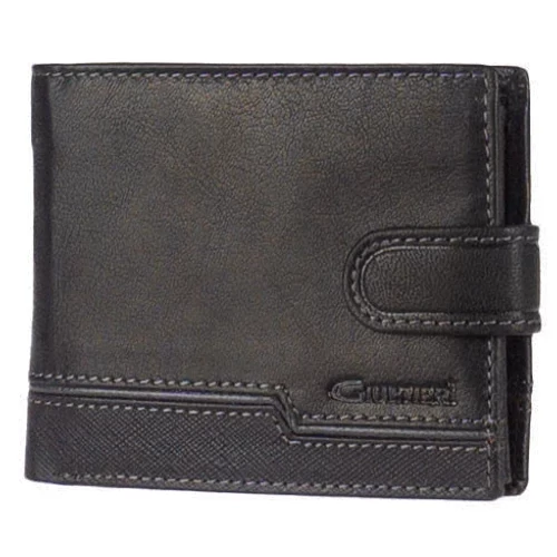 Giultieri sgg1021/t elegáns fekete férfi bőr pénztárca