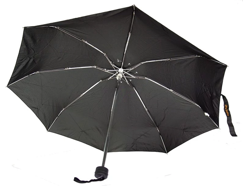 Könnyű fekete kézi nyitású esernyő Feeling Rain