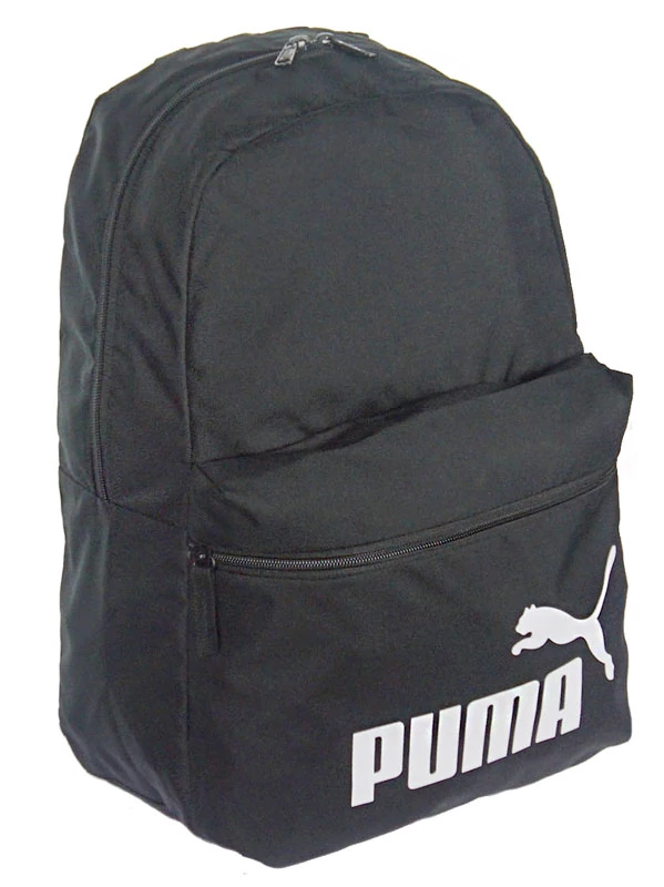 1 + 1 zsebes  fekete vászon hátizsák Puma