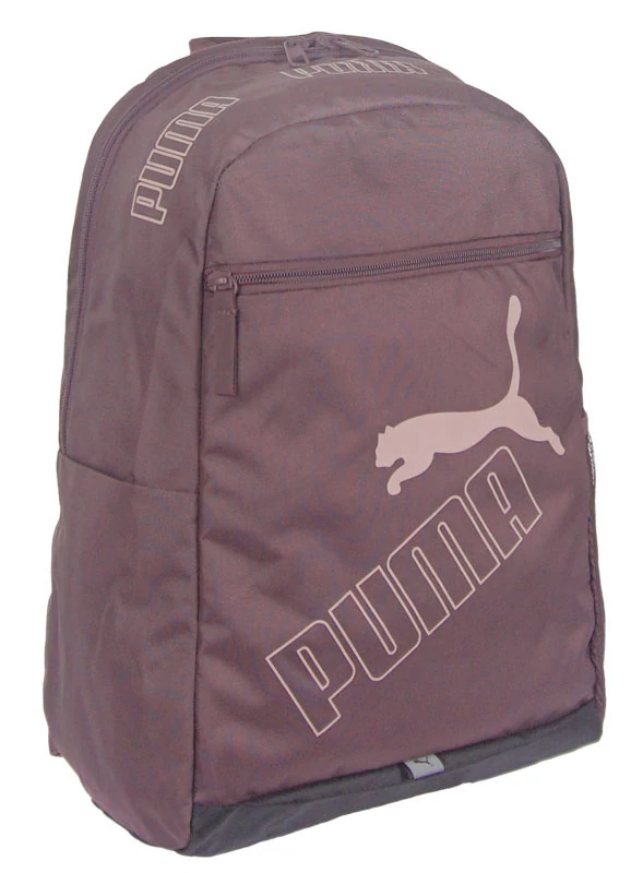 Két cipzáros rekeszes lila Puma hátizsák