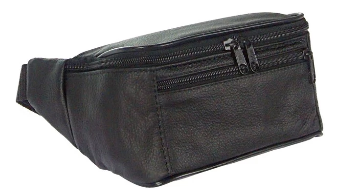 Brifkós bőr övtáska 19 cm