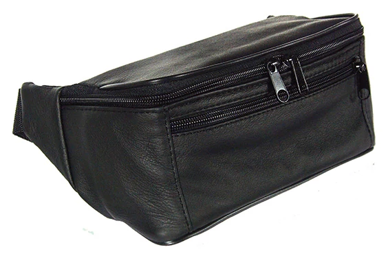 Brifkós bőr övtáska 21 cm