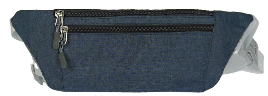 3 részes lapos kék textil övtáska ORMI