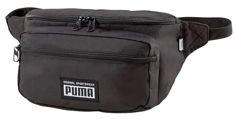 Nagy méretű fekete vászon övtáska PUMA