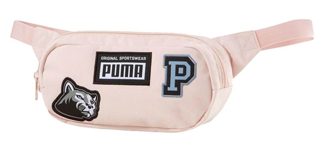 Két rekeszes halvány pink vászon övtáska Puma
