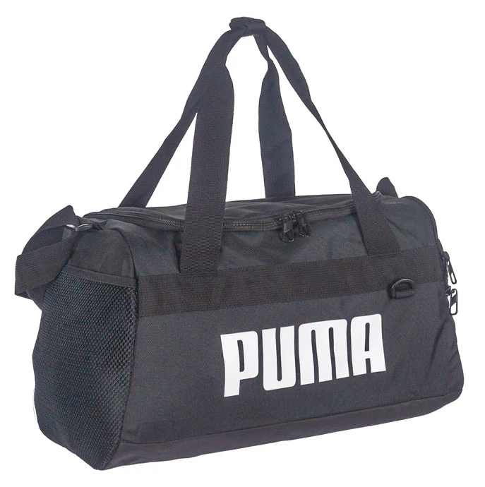 41 cm hosszú fekete oldalzsebes Puma utazótáska